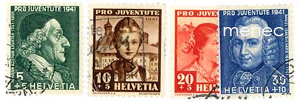 Sveitsi, Pro Juventute 1941 