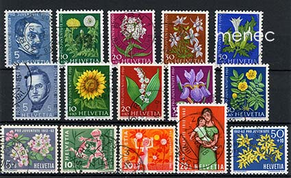 Sveitsi, Pro Juventute 1960-1962 