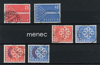 Sveitsi, Europa 1957, 1959 