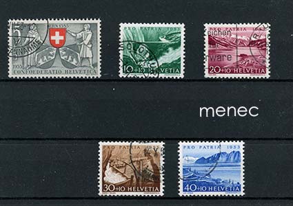Sveitsi, Pro Patria 1953 
