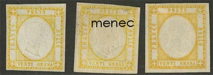 Italia, Napolin kuningaskunta, Viktor Emanuel II 1961, 20 Gr, 3 kpl 
