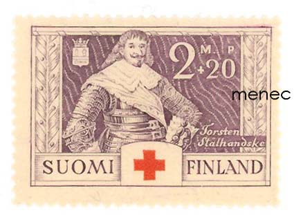 Punainen Risti 1934, 2+0,2mk 