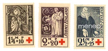 Punainen Risti 1933, postituore ja leimattu 