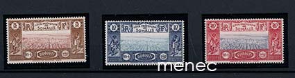 Ranskan Somalimaa, käyttösarjaa 1938, suurimmat arvot 