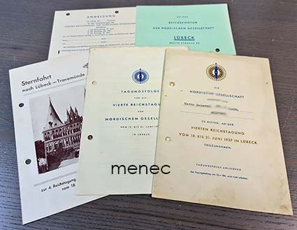 Nordische Gesellschaft, Suomalaisen kenraalin kutsupaketti arjalaisen kulttuuriyhdistyksen vuosipäiville 1937 