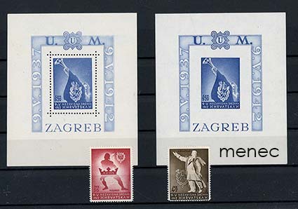 Kroatia, Ustasha-nuoriso 1942, merkit ja blokit 