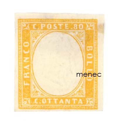 Italia, Sardinia, Viktor Emanuel II 1862, 80 C 