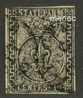 Italia, Parma, 2c 1852 