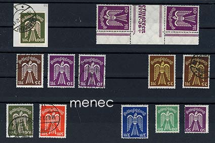 Saksa, lentopostia 1922-1923, Holztaube, 13 kpl 