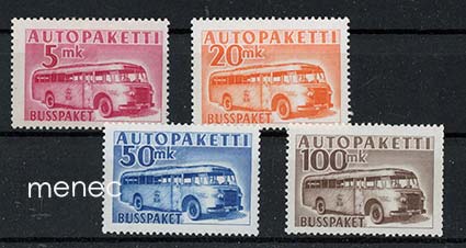 Autopakettimerkit 1952-1958 