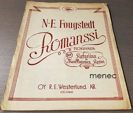 Fougstedt, N-E. - Romanssi elokuvasta Katariina ja Munkkiniemen Kreivi 
