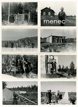 Ilomantsi, 8 kuvaa 1940, näkymiä venäläisten jäljiltä 