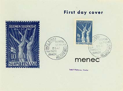 Suurkisat 1947, FDC 