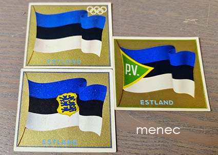 Viro, keräilymerkkilippuja, 3 kpl 