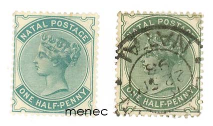 Iso-Britannia, Natal 1880, 0,5p 