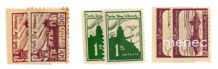 Liettua, Mittellitauen, lunastusmerkkejä 1921 