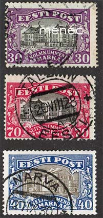 Viro, käyttömerkkejä 1924, Kansallisteatteri 