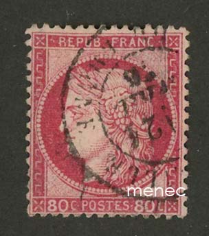 Ranska, Ceres 1872, 80c 