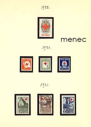 Punaisen Ristin merkit 1922-1946