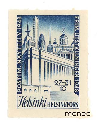 Kirjeensulkijamerkki, Postimerkkinäyttely 1948 