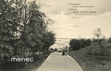 Helsinki, Näköala Tähtitornin puistosta 