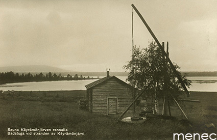 Sauna Käyrämönjärven rannalta 