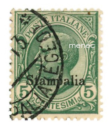 Italia, Egeanmeren saaret 1932, Stampalia, käyttömerkki 5c 1912 