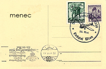 Saksa, Deutschlandflug 1938, Wien-kortilla 