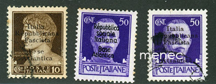 Italia, Repubblica sociale Italiana Base Atlantica, 1944 