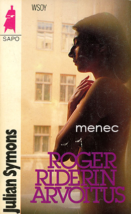 Symons, Julian - Roger Riderin arvoitus 