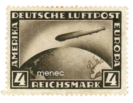 Saksa, lentopostia 1928, Graf Zeppelin L. Z. 127 