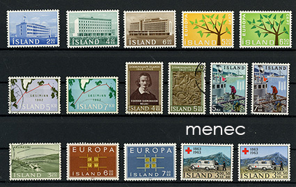 Islanti, merkit 1962-1963 