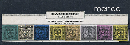 Saksa, Hampuri, Institut Boten, 1/2M, G. Hamer, 8 kpl 
