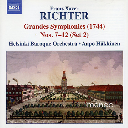 Richter, Franz Xaver - Grandes Symphonies (1744) Nos. 7-12 (Set 2) 