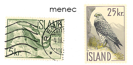 Islanti, eläinsarjaa 1959-1960, suuret arvot 