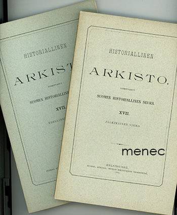 Historiallinen Arkisto 17.1-2 