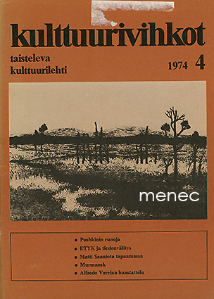 Kulttuurivihkot  1974,4
