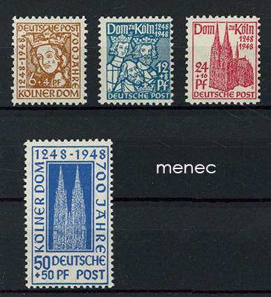 Saksa, liittoutuneitten miehitysvyöhyke (amer.-britt. alue) 1948, Kölnin tuomiokirkko 