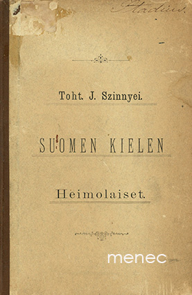 Szinnyei, J. - Suomen kielen heimolaiset 
