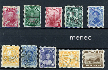 Havaiji 1892-1899, 10 kpl 