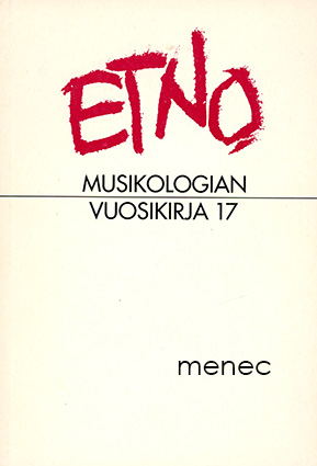 Etno. Musikologian vuosikirja 17 