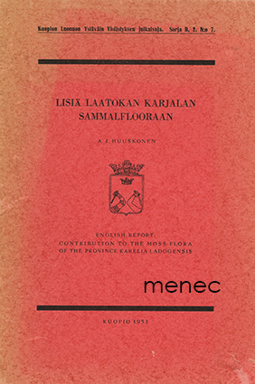 Huuskonen, A. J. - Lisiä Laatokan Karjalan sammalflooraan 