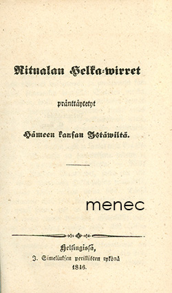 Ritualan helka-wirret 