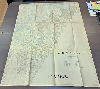 Petsamo, kartta 1933 