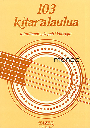 103 kitaralaulua 