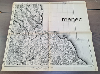 Metsäpirtti, topografinen karttalehti 1434/1435 
