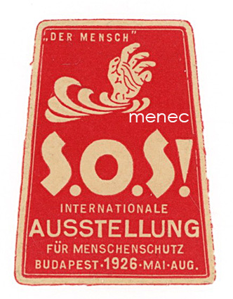 S.O.S! Kv. suojelunäyttely 1926, Budapest, kirjeensulkija 