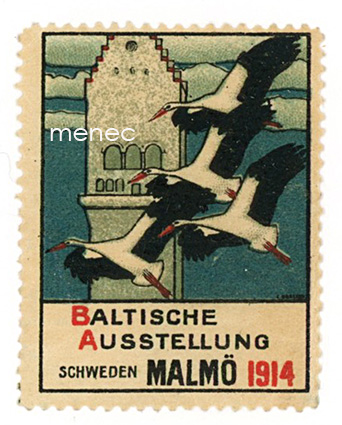 Mainosmerkki, Baltiska utställningen i Malmö 1914 