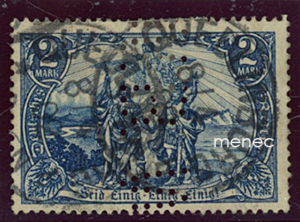 Saksa, suuriarvoisten käyttösarjaa 1902, 2 M 