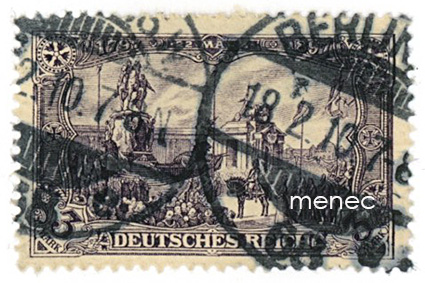 Saksa, suuriarvoisten käyttösarjaa 1902, 3 M 